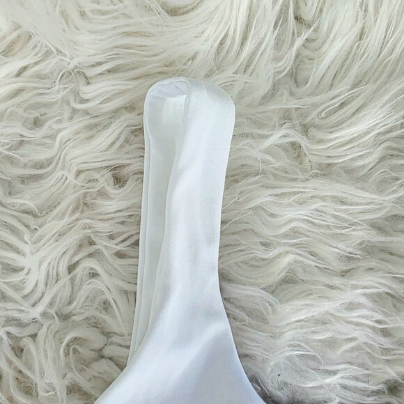 NWT Women's CRZ YOGA Lined Yoga Bra, White, Large - Picture 5 of 12